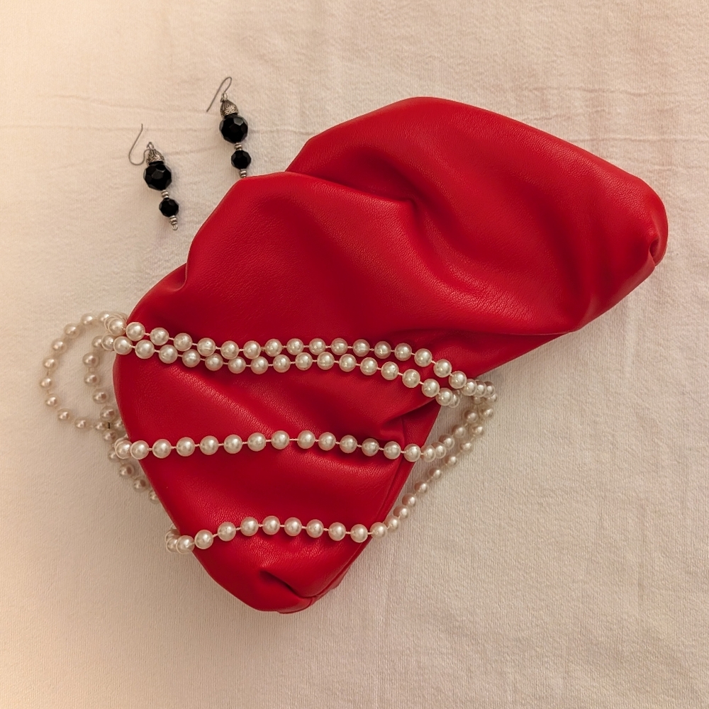 Red Clutch New